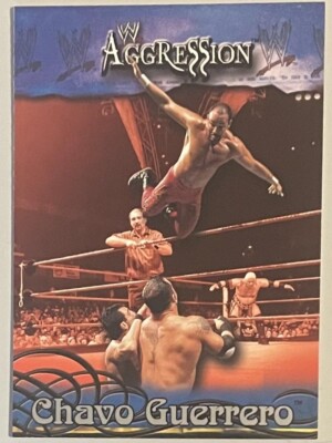 CHAVO GUERRERO, 2003 FLEER WWE ''AGGRESSION'' CARD, COOL !