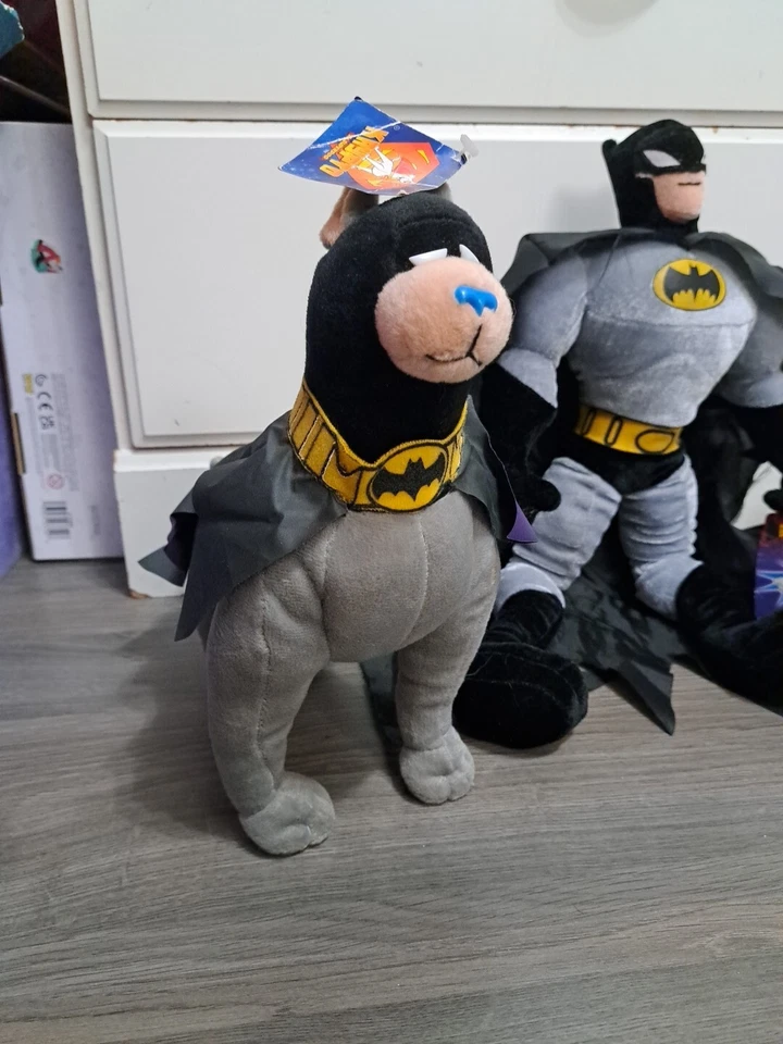 Batman La Serie Animada Vintage Batman Peluche Suave Lote Nickelodeon Nanco Años 90 Foto 3 de 4