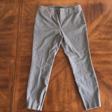Lauren Ralph Lauren gray equestrian riding pants 8P 100