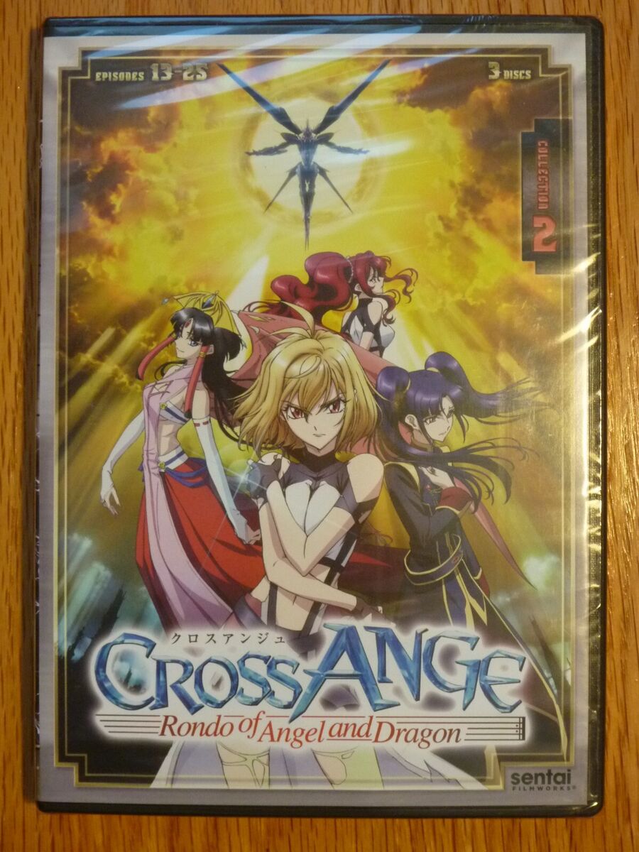 NEW Cross Ange Rondo of Angel Dragon 3-DVD Collection 2 Anime Eps 13-25  Sentai 814131010391