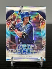 Josh Jung 2020 Panini Prizm Baseball RC Top of the Class Silver Prizm #TOC-8