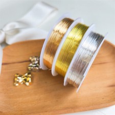 6M DIY 18K Gold Copper Wire Metal Rope Accessories for Jewelry Hairpin Materials