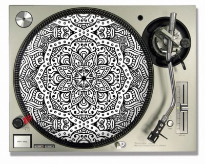 Mandala Vinyl Dj Slipmats / Turntable Slip Matten X 2 - Technik
