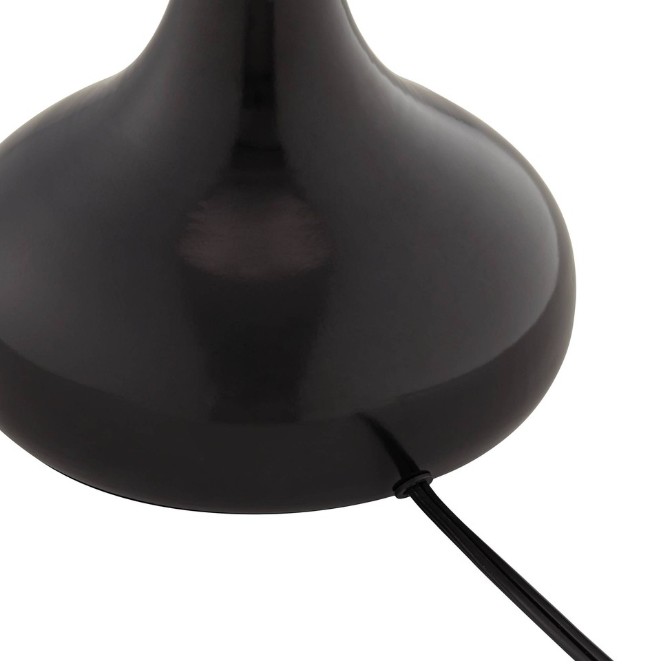 Giclee Gallery Black Droplet 23 1/2" Pattern Shade Table Lamp