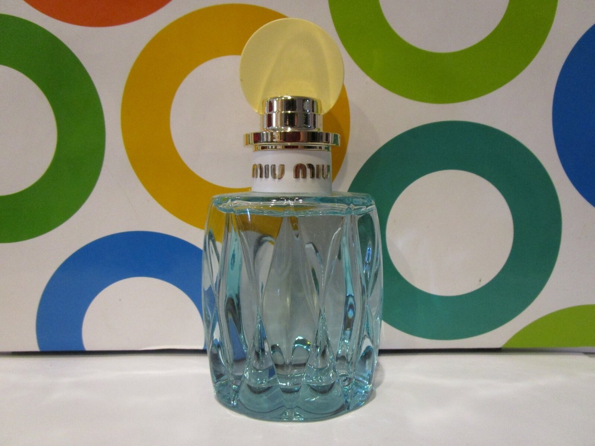 MIU MIU ~ MIU MIU L'EAU BLEUE EAU DE PARFUM SPRAY ~ 3.4 OZ UNBOXED