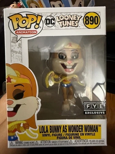 Funko Pop! Vinyl: Looney Tunes - Lola Bunny as Wonder Woman #890 - FYE