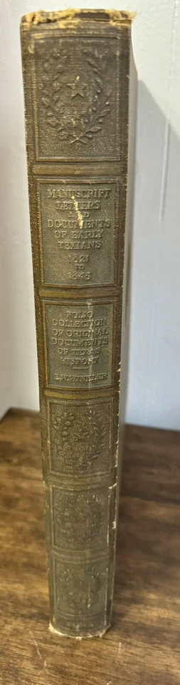 Manuscript Letters and Documents of Early Texians 1821-1845 E. W. Winkler 1937 - Image 3 of 4