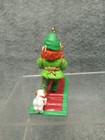 Vintage 1991 National Rennoc Wheelbarrow Elf Christmas Ornament — photo 4