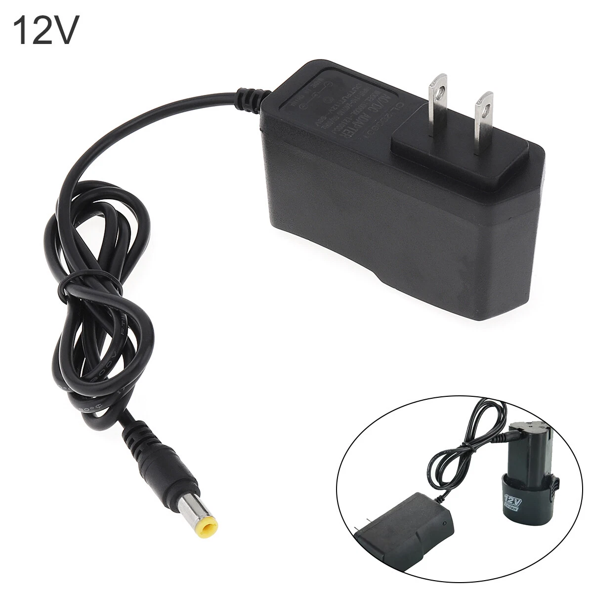 Charge drill battery with power supply sales