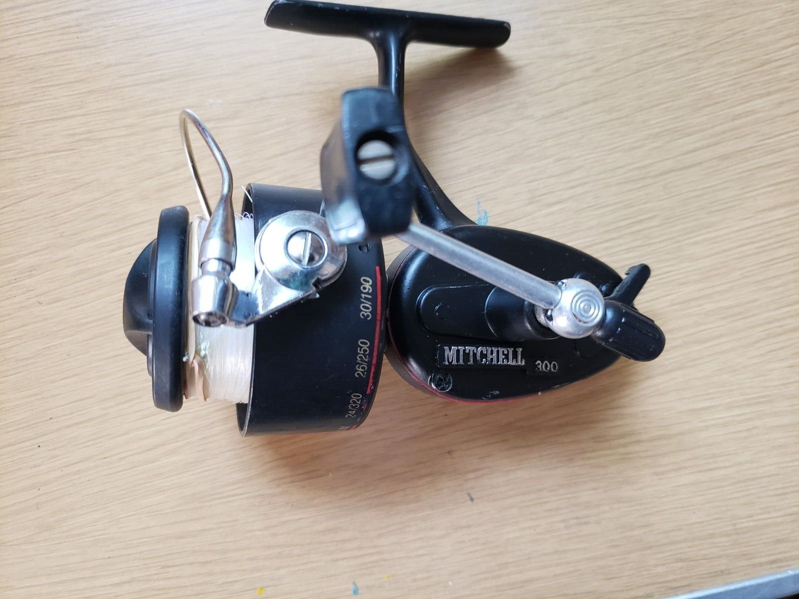 Vintage Garcia Mitchell 300 Spinning Reel With 2 Spare Spools
