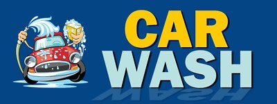 #ad 3ft x 8ft Car Wash Vinyl Banner New Free Shipping $62.44
