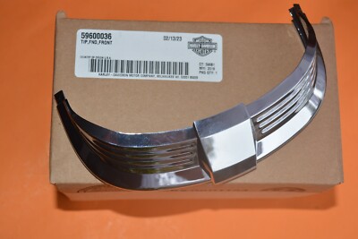 2018 Harley-Davidson Softail Deluxe Front Fender Chrome Tip Trim 