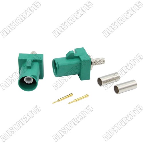5x Fakra Male A/B/C/D/E/F/G/H/I/K/Z Connector Car Radio for RG316 RG174 Cable - Afbeelding 6 van 12