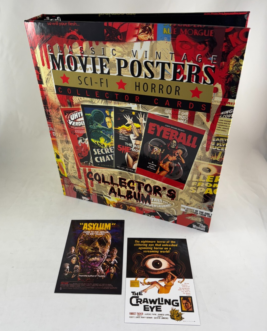 BINDER SALE: ALBUM MOVIE POSTERS SCI-FI & HORROR 2010 Cards Breygent w PROMOS