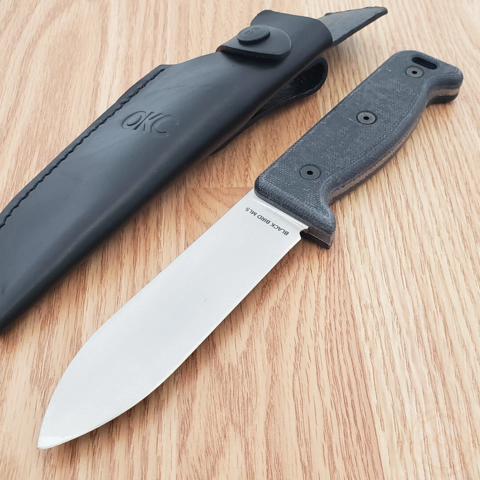 Онтарио птица ML5 фиксированный нож 5 «420HC стали полное лезвие холст Micarta ручки - Изображение 2 из 4