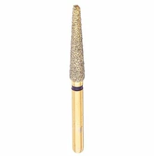 Premium Gold Plated Diamond-Round End Taper-G850N/021M (GC3L)-Medium pk of 5