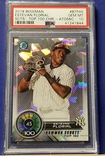 Estevan Florial - 2018 Bowman Chrome Scouts Top 100 Atomic  PSA 10  #144/150