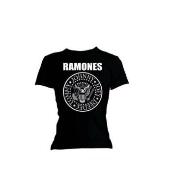 RAMONES Seal Offizielle Lizenz Damen T-Shirt ROCK OFF RATS01LB