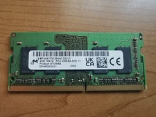 Two 4GB 1Rx16 DDR4 Memory PC4-3200 SODIMM Laptop RAM 3200MHz