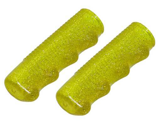 Bike Lowrider Grips 7/8 long 95mm Sparkle/Yellow. bike part