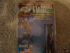 DUCK CALL NEW 6 IN 1 WHISTLE CALL, MALLARD DRAKE CALL, WIDGEON, WOOD DUCK CALL