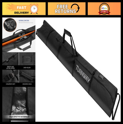 Ski Bag for 215 cm Skis, Poles & Gear | Waterproof, Durable | Unisex Design