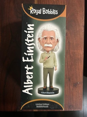 Royal Bobbles Albert Einstein Limited Edition Bobblehead Figure Boxed