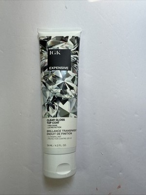 IGK - Expensive Glaze UV Protection High Shine Clear Gloss Top Coat 4.2 oz.