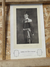 Original WW1 Poster of Admiral Sir John R.Jellico - Printer Thomas Forman & Sons