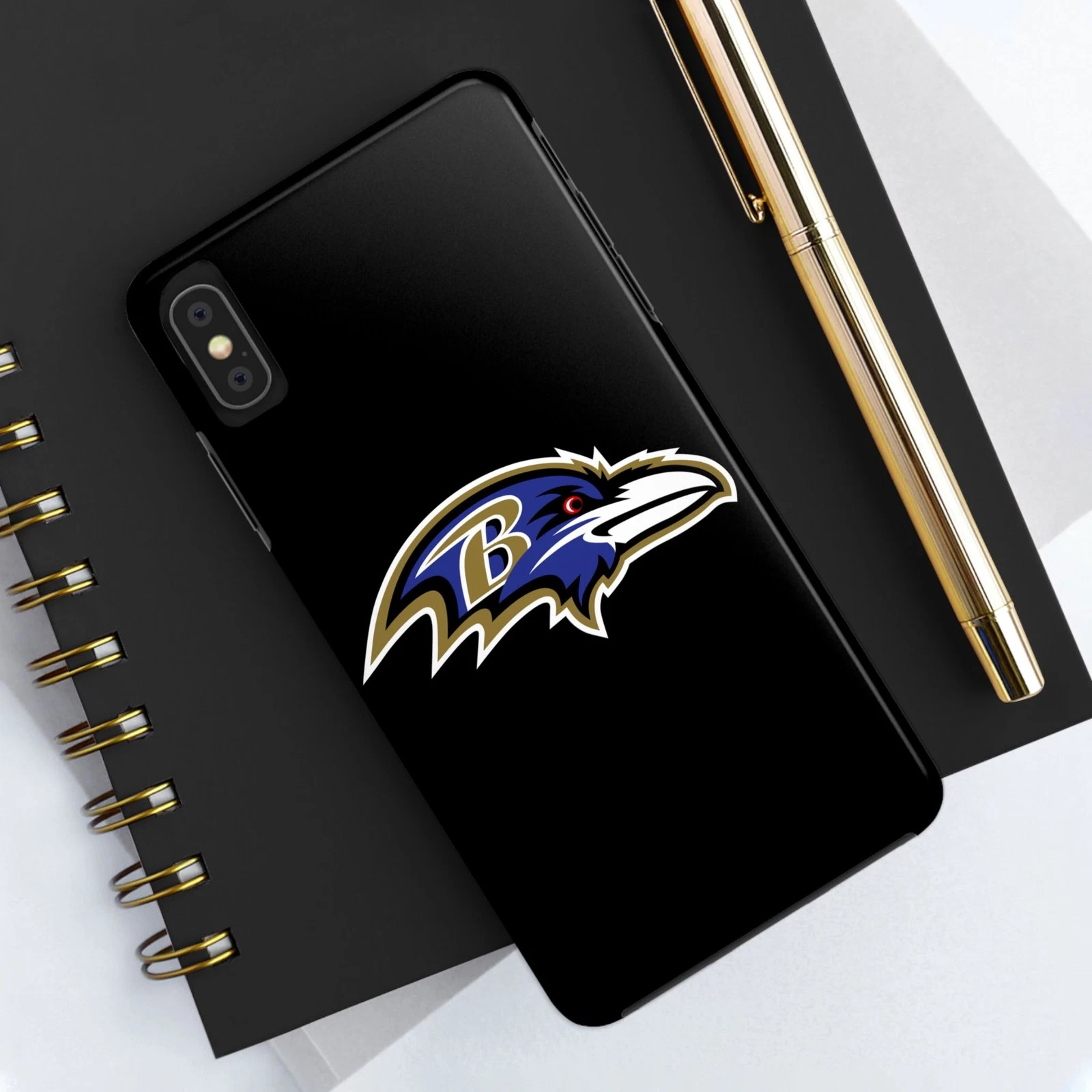 Baltimore Ravens Phone Case for iPhone Durable Football Fan Style