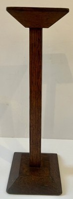 VINTAGE 1930's STORE DISPLAY BROWN OAK HAT STAND