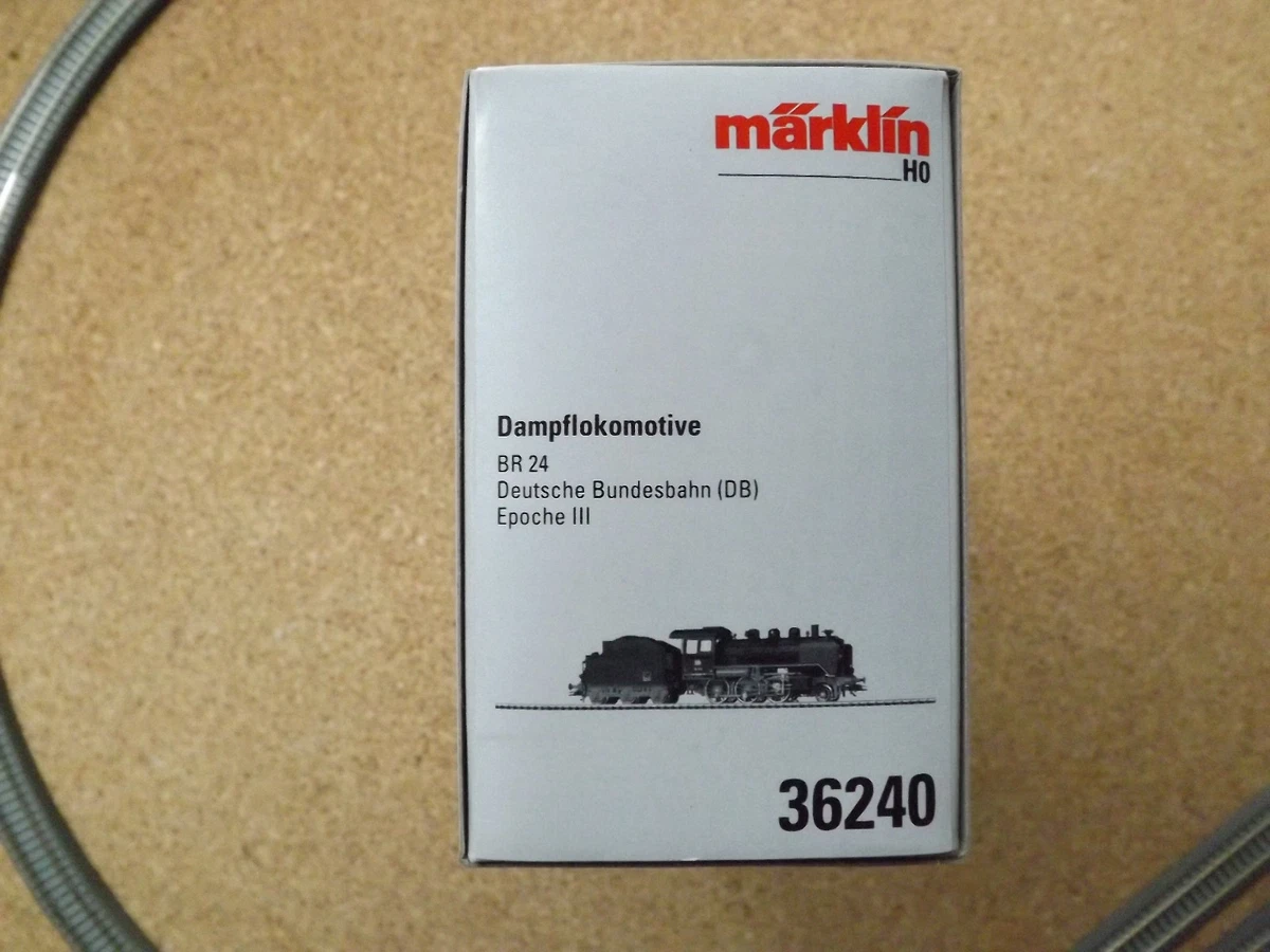 Märklin H0 36240 Dampflok BR 24, DB Ep.III, fx-digital, sehr gut, OVP