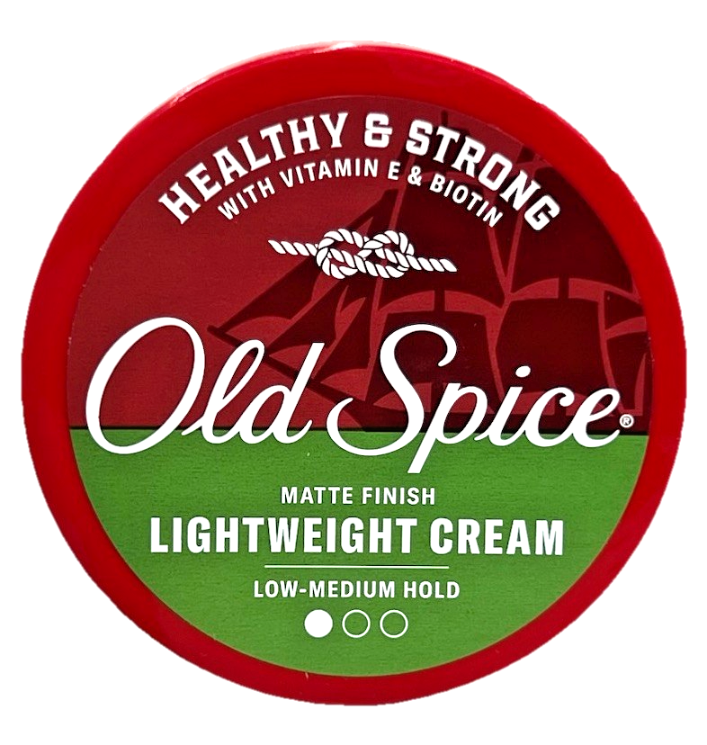 Old Spice Men's Hair Styling Lightweight Matte Finish Cream 2.22