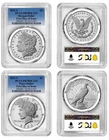 2025 S Morgan & Peace Silver Dollar PCGS PR70DCAM First Day Of issue #1