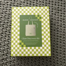 Elemis x Shrimps Glow Discovery Kit - travel size products  tote bag NIB 