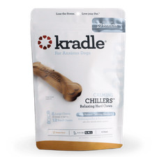 Kradle Calming Chillers, Relaxing Hard Dog Chews, Chicken Flavor, 6 Dry Chews