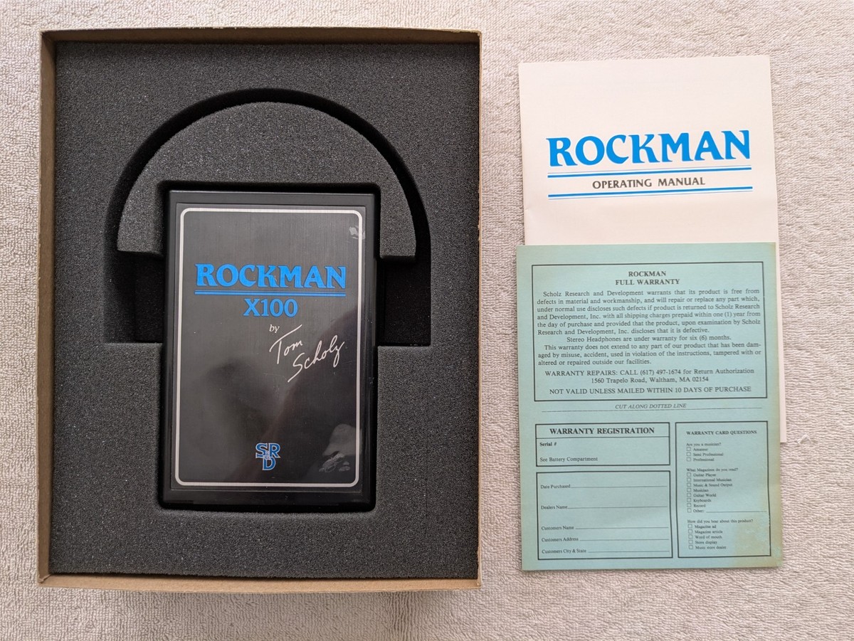 SR&D Scholz Rockman X100 Amp w/Box & Manual - Free Shipping ***New