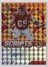 2021 Panini Mosaic Scripts Orange Prizm Kyle Long #S-KL Auto 1j1g