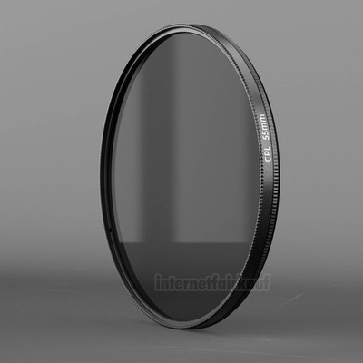 CPL Pol-Filter circular Polarizer passend für Nikon D5300 und AF-P 18-55mm Obj.