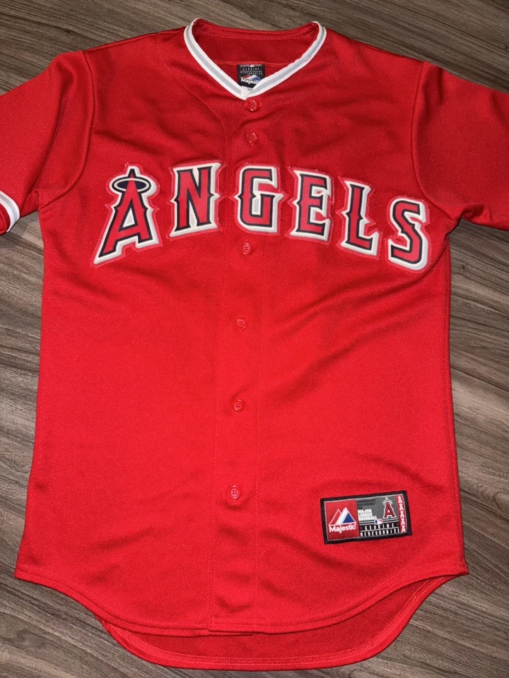 Los Angeles Angels Albert Pujols Majestic Athletic 6700 MLB Baseball Jersey sz S - Image 2 of 4