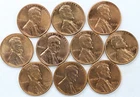 Roll of Fifty (50) 1958 P  Red BU Lincoln Wheat Cents