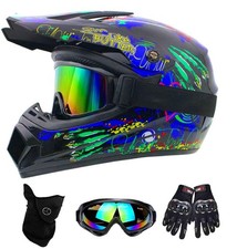 Motocross Integralhelm für Kinder und Erwach...