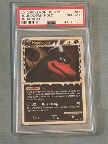 Houndoom graded PSA 8 for sale on eBay