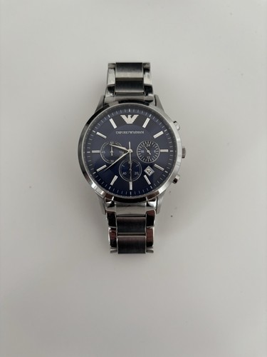 Emporio Armani Men's Watch AR2448 Stainless Steel Blue Dial - Picture 5 of 7