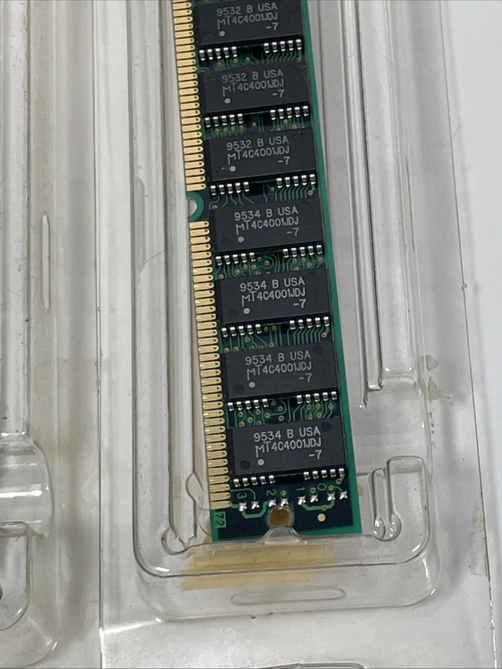 Simm DESKTOP Memory SIMM RAM module 9532 B MT4C001JDJ USA Lot of 2 - Image 3 of 4