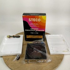 STECO PB-450 Slim Line Mini Graphic Equalizer Booster 75W+75W NOS
