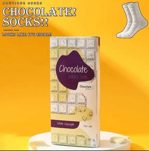 Divertido Set de Regalo Calcetines Barra Chocolate -Novedad Calcetines Para Papá, Cumpleaños, Regalo - Imagen 7 de 18