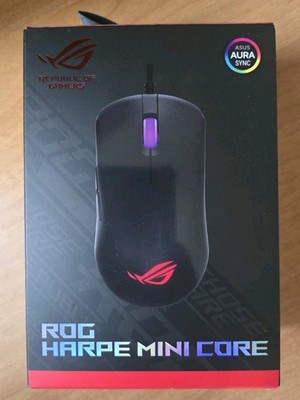 ASUS ROG Harpe Mini Core Gaming Mouse, Wired, RGB, 12000 DPI, 5 Buttons