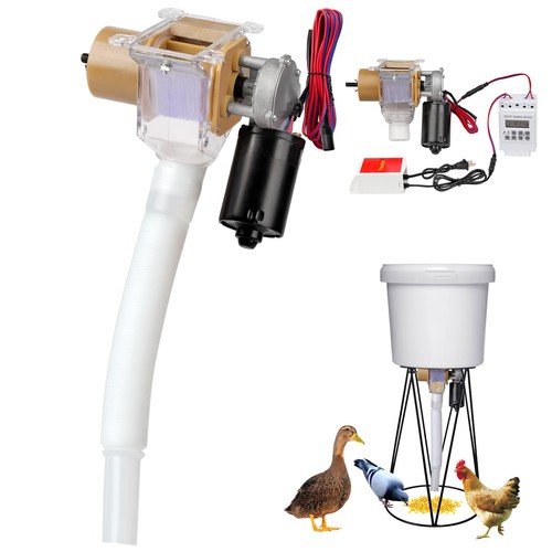 PKNYBZH Timed Automatic Chicken Feeder and Duck Feeder, Timed Poultry Feederer