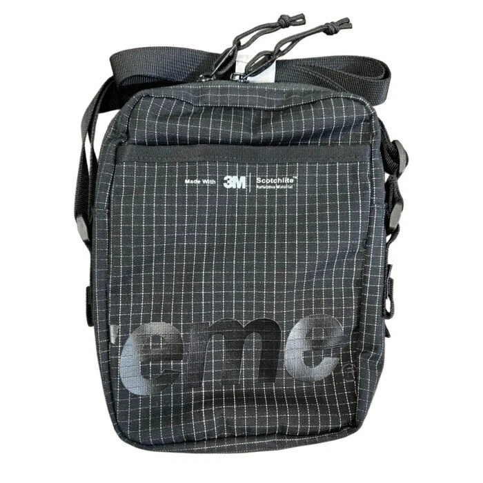 2024Ss Supreme / Sac à bandoulière noir